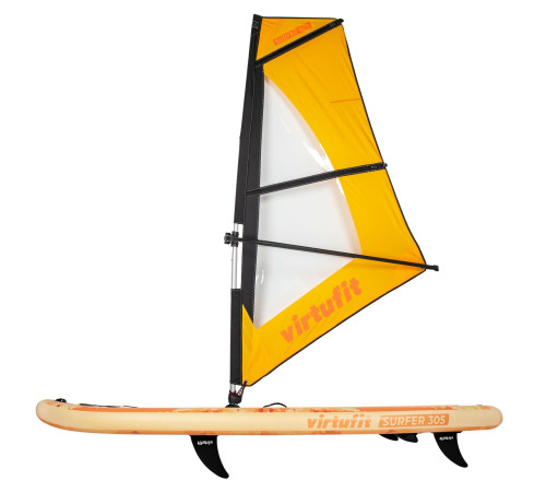 VIRTUFIT DESKA SUP SURFER 305 Z ŻAGLEM I AKCESORIAMI POMARAŃCZOWY