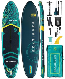 Надувна SUP дошка (Сапборд) Skatinger Prana Lava Green 350