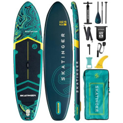 Надувна SUP дошка (Сапборд) Skatinger Prana Lava Green 350