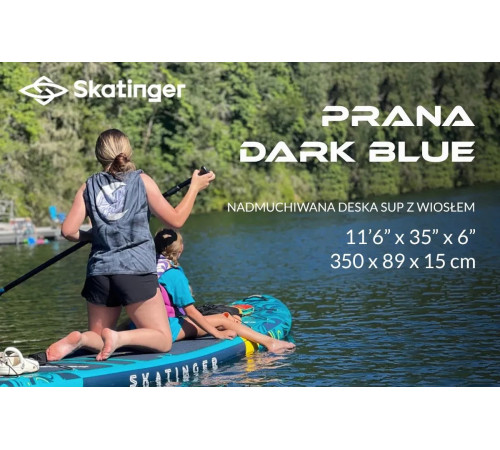Надувна SUP дошка (Сапборд) Skatinger Prana Lava Green 350 Надувна SUP дошка (Сапборд) Skatinger Prana Lava Green 350
