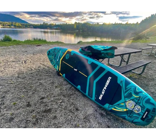 Надувна SUP дошка (Сапборд) Skatinger Prana Lava Green 350 Надувна SUP дошка (Сапборд) Skatinger Prana Lava Green 350