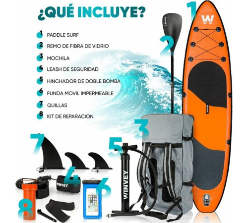 Надувна SUP дошка (Сапборд) Winvey S64161105 320