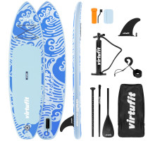 VIRTUFIT DESKA SUP SPLASH 255 Z AKCESORIAMI WAVE BLUE