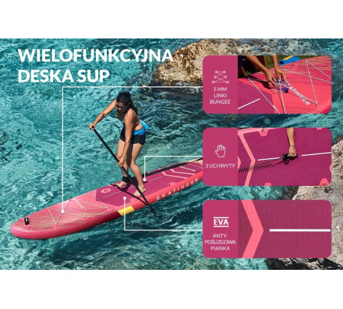 Надувна SUP дошка (Сапборд) Skatinger Prana Meteor 350 Надувна SUP дошка (Сапборд) Skatinger Prana Meteor 350