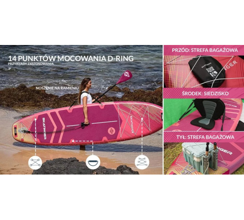 Надувна SUP дошка (Сапборд) Skatinger Prana Meteor 350 Надувна SUP дошка (Сапборд) Skatinger Prana Meteor 350