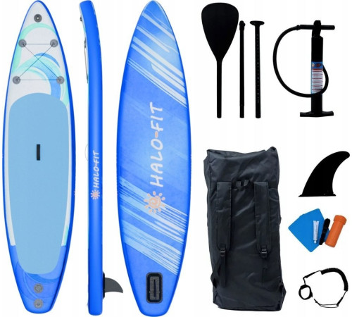 Надувна SUP дошка (Сапборд) Halo-Fit SUP11 335 блакитна Надувна SUP дошка (Сапборд) Halo-Fit SUP11 335 блакитна