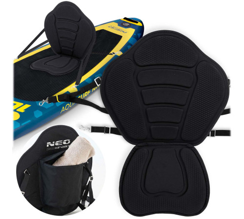 Siedzisko piankowe do deski SUP czarne