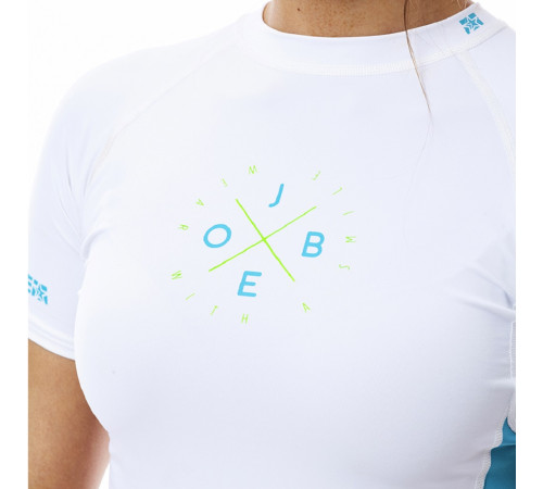 Жіноча футболка для водних видів спорту Jobe Rashguard - розмір M / білий Жіноча футболка для водних видів спорту Jobe Rashguard - розмір M / білий