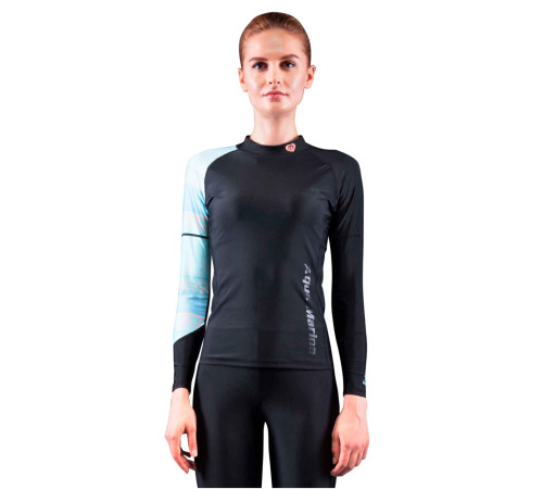 Жіноча футболка для водних видів спорту Aqua Marina Illusion - розмір XL/синій Жіноча футболка для водних видів спорту Aqua Marina Illusion - розмір XL/синій