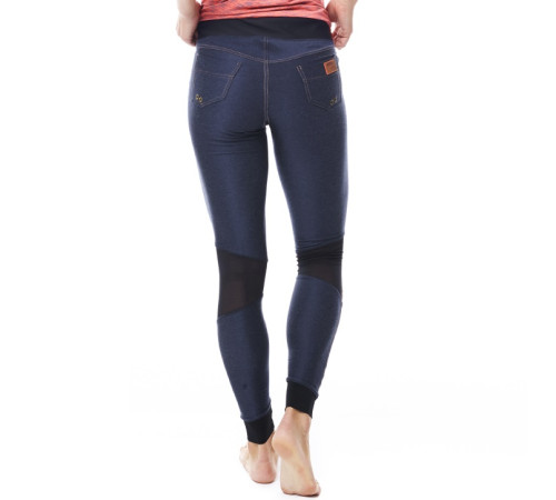Жіночі спортивні легінси Jobe Discover Denim - розмір L / синій Жіночі спортивні легінси Jobe Discover Denim - розмір L / синій