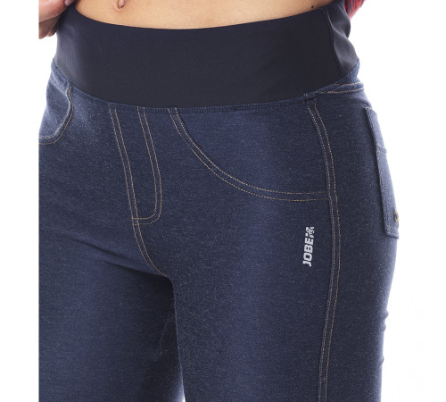 Жіночі спортивні легінси Jobe Discover Denim - розмір L / синій Жіночі спортивні легінси Jobe Discover Denim - розмір L / синій