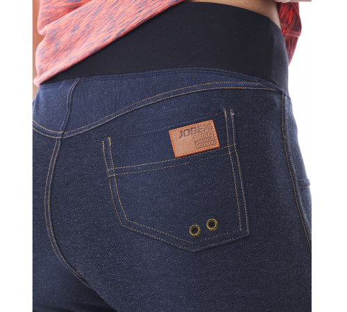 Жіночі спортивні легінси Jobe Discover Denim - розмір L / синій Жіночі спортивні легінси Jobe Discover Denim - розмір L / синій