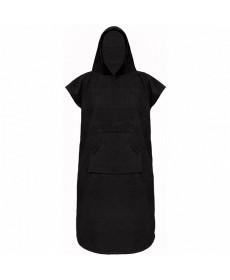 Махрове пончо з капюшоном Agama Poncho Extra Dry - чорний/L/XL