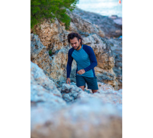 Чоловіча футболка для водних видів спорту Jobe Rashguard longsleeve - синій/М Чоловіча футболка для водних видів спорту Jobe Rashguard longsleeve - синій/М