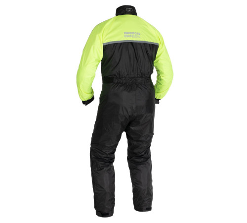 Мотоциклетний водонепроникний костюм Oxford Rain Seal Black/Fluo 4 XL чорно-жовтий Мотоциклетний водонепроникний костюм Oxford Rain Seal Black/Fluo 4 XL чорно-жовтий