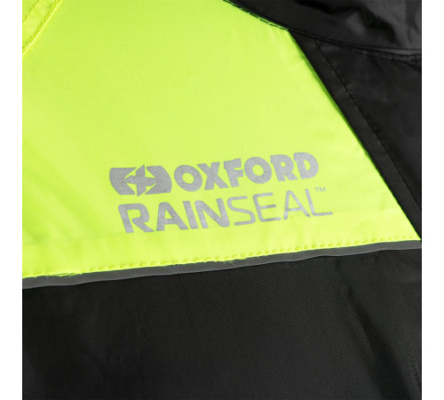Мотоциклетний водонепроникний костюм Oxford Rain Seal Black/Fluo 4 XL чорно-жовтий Мотоциклетний водонепроникний костюм Oxford Rain Seal Black/Fluo 4 XL чорно-жовтий