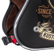 Мотоциклетний шолом W-TEC Kustom Black Heart - розмір XS(53-54)/матовий чорний/skull horn