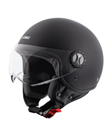 Шолом для скутера W-TEC FS-701MB Matt Black - Чорний / L (59-60)