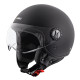 Шолом для скутера W-TEC FS-701MB Matt Black - Чорний / L (59-60)