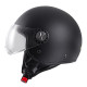 Шолом для скутера W-TEC FS-701MB Matt Black - Чорний / L (59-60)