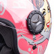 Шолом для скутера W-TEC FS-701PG Pink Life - рожево-білий / XS (53-54)