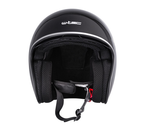 Мотоциклетний шолом з козирком W-TEC V537 Black Heart chopper - розмір L(59-60)/чорний блиск-melisa Мотоциклетний шолом з козирком W-TEC V537 Black Heart chopper - розмір L(59-60)/чорний блиск-melisa