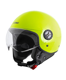 Шолом для скутера W-TEC FS-701FY Fluo Yellow - жовтий / XL (61-62)