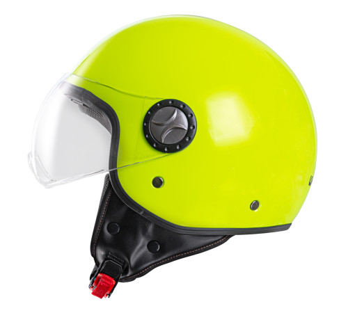 Шолом для скутера W-TEC FS-701FY Fluo Yellow - жовтий / XL (61-62)