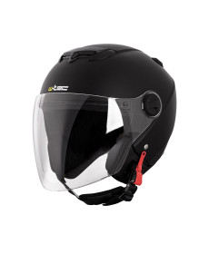  Мотоциклетний шолом W-TEC YM-617 на скутер - розмір XXL(63-64) / матовий чорний