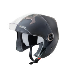  Мотоциклетний шолом з козирком W-TEC YM-623 - розмір XS(53-54) / матово коричнево-чорний
