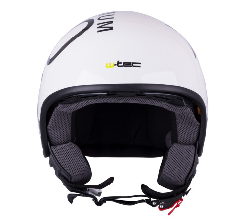 Шолом для скутера W-TEC FS-710G Sixty White - Білий з графікою / XL (61-62)