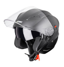  Мотоциклетний шолом з козирком W-TEC YM-627- розмір XXL(63-64) / матовий чорний