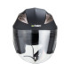Мотоциклетний шолом з козирком W-TEC YM-627 - розмір XXL(61-62) / коричнево-чорний