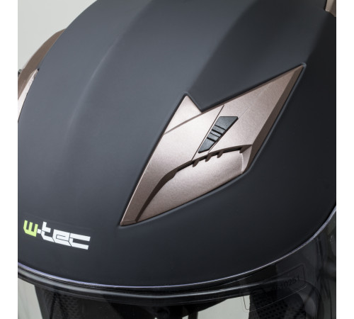 Мотоциклетний шолом з козирком W-TEC YM-627 - розмір XXL(61-62) / коричнево-чорний Мотоциклетний шолом з козирком W-TEC YM-627 - розмір XXL(61-62) / коричнево-чорний