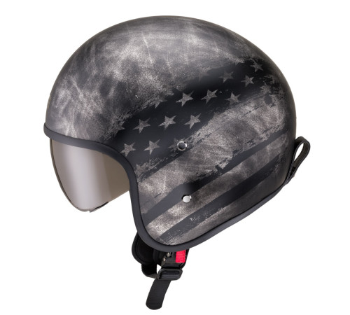 Мотоциклетний шолом W-TEC Angeric Rust Flag - розмір L (59-60)/сірий