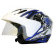 Мотоциклетний шолом WORKER V520 - Sale - White Graphics
