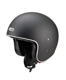 Мотоциклетний шолом W-TEC Angeric Matt Carbon - чорний / XS (53-54)