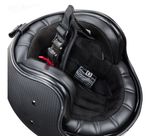 Мотоциклетний шолом W-TEC Angeric Matt Carbon - чорний / XS (53-54) Мотоциклетний шолом W-TEC Angeric Matt Carbon - чорний / XS (53-54)