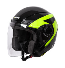 Мотоциклетний шолом W-TEC Nankko Black-Fluo - розмір XS(53-54)