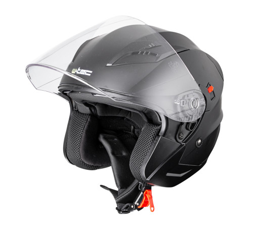 Мотоциклетний шолом з козирком W-TEC YM-627 - розмір L(59-60) / матовий чорний Мотоциклетний шолом з козирком W-TEC YM-627 - розмір L(59-60) / матовий чорний