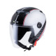 Мотоциклетний шолом W-TEC YM-617 на скутер - розмір XXL(63-64) / race white