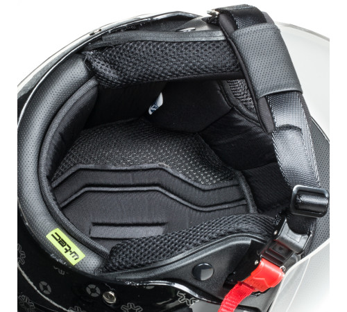 Мотоциклетний шолом W-TEC YM-617 на скутер - розмір XXL(63-64) / race white Мотоциклетний шолом W-TEC YM-617 на скутер - розмір XXL(63-64) / race white