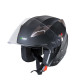 Мотоциклетний шолом з козирком W-TEC YM-627 - розмір XL(61-62) / коричнево-чорний