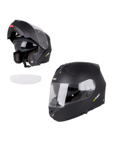 Мотоциклетний шолом W-TEC Vexamo V270 PP - Матовий чорний / XS (53-54)