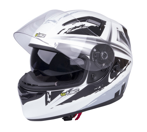 Mотоциклетний шолом W-TEC V122 - чорно-білий / L (59-60) Mотоциклетний шолом W-TEC V122 - чорно-білий / L (59-60)