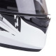 Mотоциклетний шолом W-TEC V122 - чорно-білий / L (59-60)