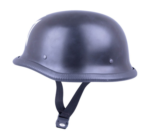 Retro Open Face Motorcycle Helmet Sodager Iron Cross Retro Open Face Motorcycle Helmet Sodager Iron Cross