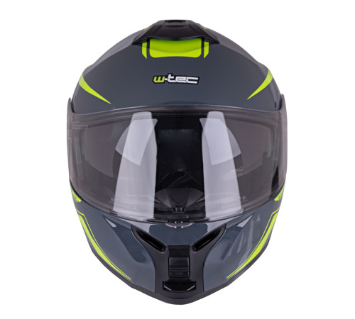 Перекидний мотоциклетний шолом W-TEC FS-907 P/J - Сіро-флуо-жовтий/XXL (63-64) Перекидний мотоциклетний шолом W-TEC FS-907 P/J - Сіро-флуо-жовтий/XXL (63-64)