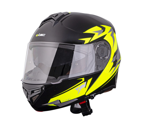 Перекидний мотоциклетний шолом W-TEC Vexamo PR Black Graphic - чорно-жовтий/М (57-58) Перекидний мотоциклетний шолом W-TEC Vexamo PR Black Graphic - чорно-жовтий/М (57-58)