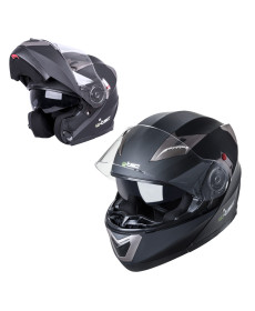 Мотоциклетний шолом W-TEC YM-925 - матовий чорно-бронзовий / М (57-58)